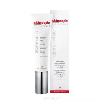 Skincode, Осветляющий защитный крем spf 50/PA+, 30 мл