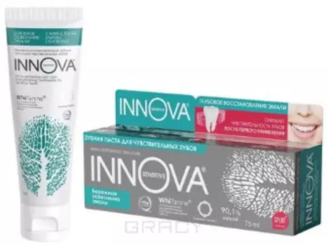 Splat, Зубная паста Бережное осветление эмали Innova, 75 мл