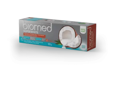 Splat, Зубная паста BioMed Супервайт, 100 гр