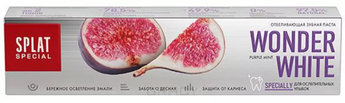 Splat, Зубная паста Special Wonder White, 75 мл