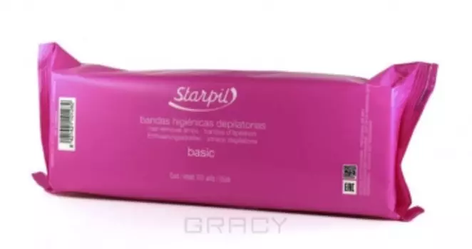 Starpil, Полоски для депиляции, Белая 7,5 x 23 см, 1 шт