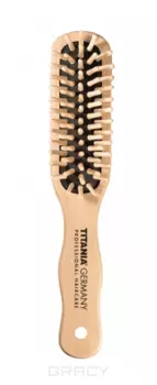 Titania, Щетка массажная деревянная узкая 2822, 1 шт