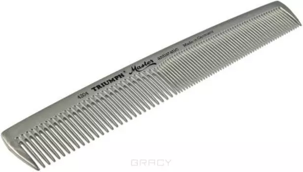 Triumph, Расчёска антистатик с частыми и редкими зубчиками 95-4204, 1 шт.