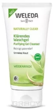Weleda, Очищающий гель для умывания Naturally clear, 100 мл