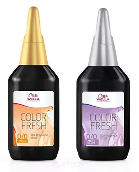 Wella, Оттеночная краска для волос Color Fresh без аммиака, 75 мл (15 оттенков), 6/0 темный блонд натуральный