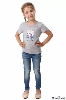 Футболка детская Ovonavi-963 (наклейка: Love)