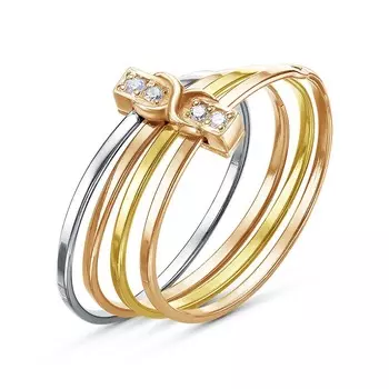 Кольцо серебряное iv75514