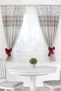 Комплект штор iv81405 (рогожка) 180х300