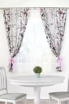 Комплект штор iv81406 (рогожка) 180х300