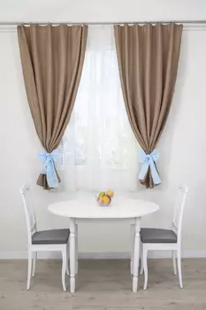 Комплект штор iv87933 (рогожка) 180х300