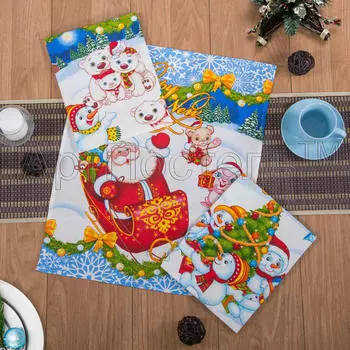 Набор из 3 кухонных полотенец iv18619 45х60