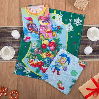 Набор из 3 кухонных полотенец iv18621 45х60