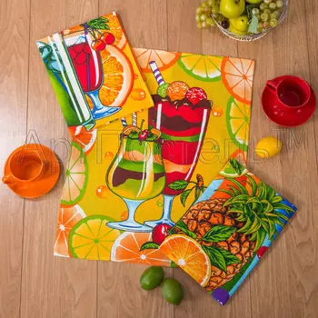 Набор из 3 кухонных полотенец iv20561 45х60