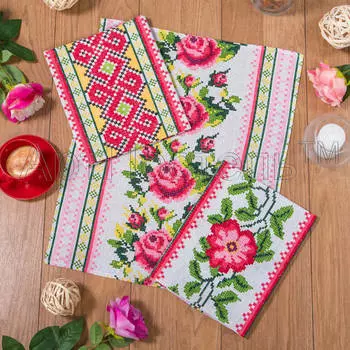 Набор из 3 кухонных полотенец iv20566 45х60