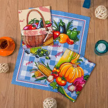 Набор из 3 кухонных полотенец iv20569 45х60