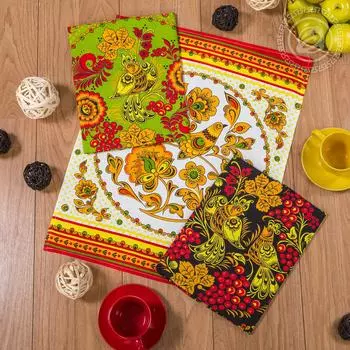 Набор из 3 кухонных полотенец iv36338 45х60