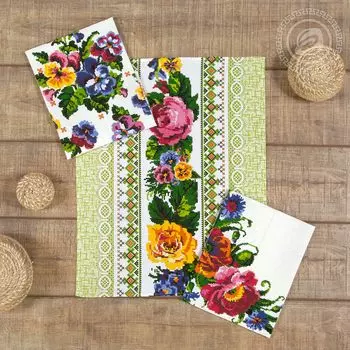 Набор из 3 кухонных полотенец iv63163 45х60