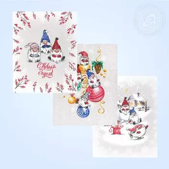 Набор из 3 кухонных полотенец iv65782 45х60