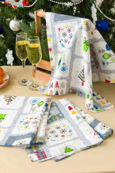 Набор кухонных полотенец iv81372 (упаковка 3 штуки) 48х60