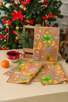 Набор кухонных полотенец iv83659 (упаковка 3 штуки) 48х60