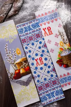 Набор кухонных полотенец iv84145 (упаковка 3 штуки) 48х60