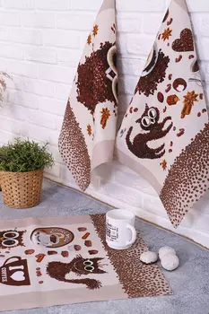 Набор кухонных полотенец iv84804 (упаковка 3 штуки) 48х60