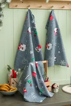 Набор кухонных полотенец iv86764 (упаковка 3 штуки) 48х60