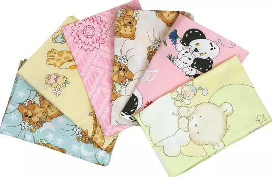 Наволочки детские полисатин в ассортименте iv38150 (в упаковке 2 шт)