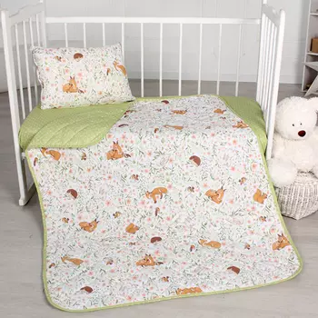 Одеяло-покрывало детское iv86973 (лебяжий пух, бязь) Детский (110*140)