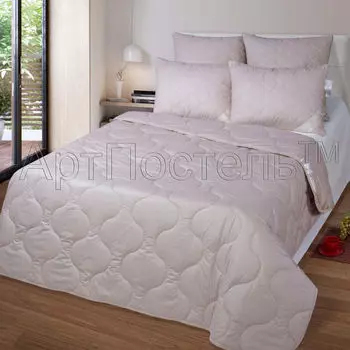 Одеяло зимнее iv20384 (верблюжья шерсть, тик) Евро-1 (200*220)