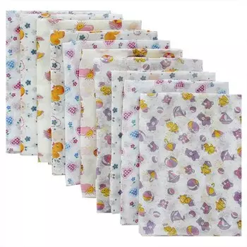 Пеленка детская ситцевая Ovonavi-310 (упаковка 5 штук) 80/120