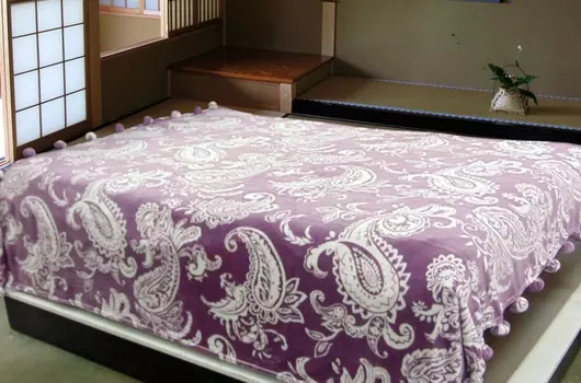 Покрывало с бамбошками iv50660 (велсофт) 150х210