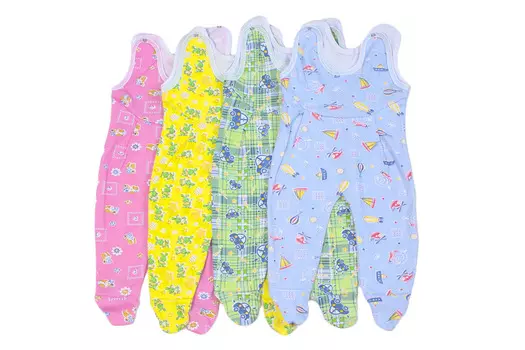 Ползунки на клепках и кокетке iv5629 (интерлок)