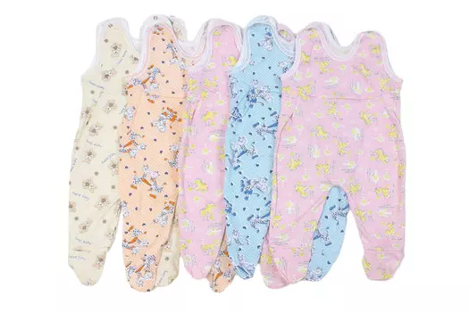 Ползунки на клепках и кокетке iv5631 (футер)