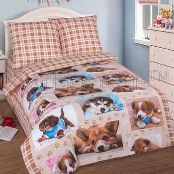 Постельное белье iv14067 (поплин) 1,5 спальный