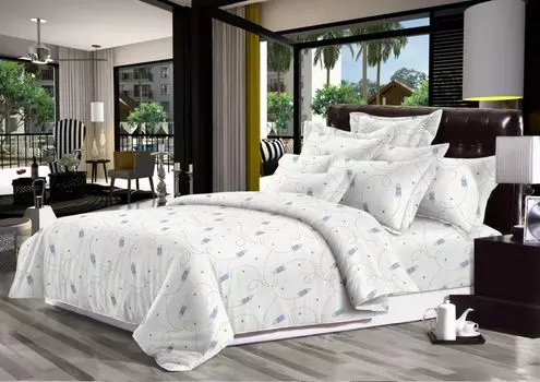 Постельное белье iv16501 (сатин) 1,5 спальный