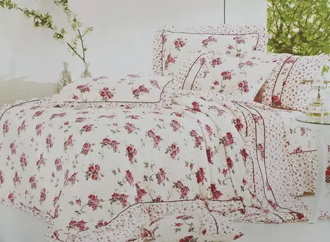 Постельное белье iv29541 (поплин) Евро-1