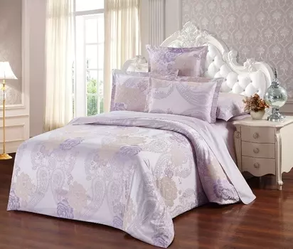 Постельное белье iv35834 (сатин-жаккард) Евро-1