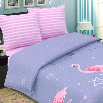 Постельное белье iv43612 (поплин) 2 спальный с Евро простынёй