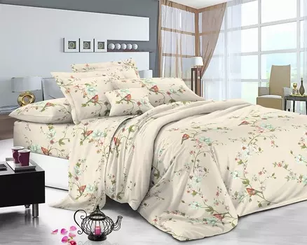 Постельное белье iv50595 (поплин) 1,5 спальный