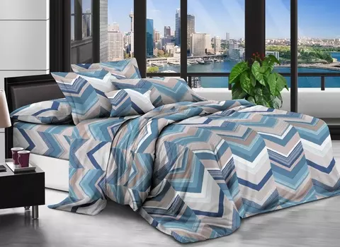 Постельное белье iv59997 (жатка) Семейный (простыня на резинке)