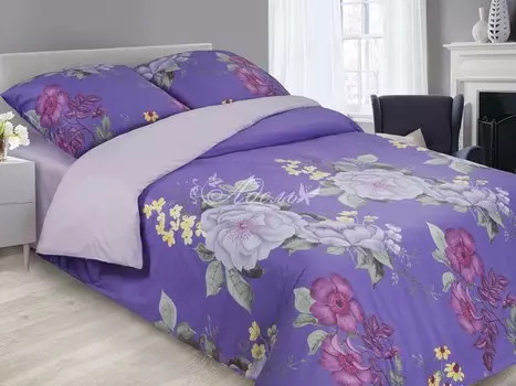 Постельное белье iv64077 (сатин) 1,5 спальный