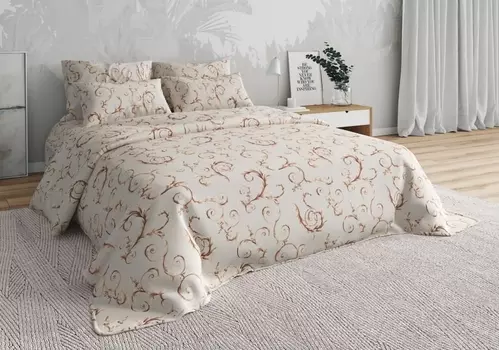 Постельное белье iv64081 (бязь) 1,5 спальный