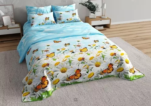 Постельное белье iv64085 (бязь) Евро-1