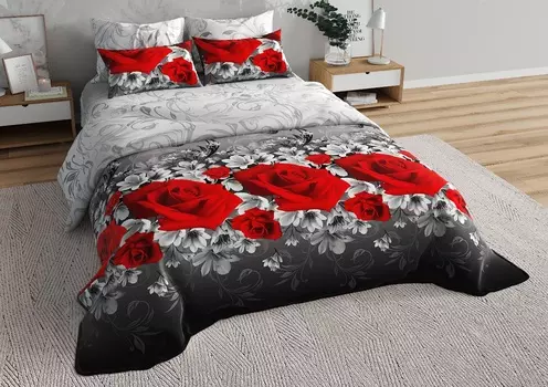 Постельное белье iv65227 (поплин) 1,5 спальный