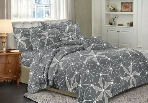 Постельное белье iv65720 (полисатин) Семейный (простыня на резинке)