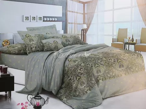 Постельное белье iv65734 (полисатин) 1,5 спальный