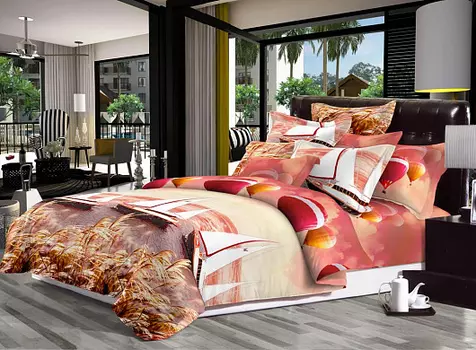 Постельное белье iv65970 (поплин) Семейный