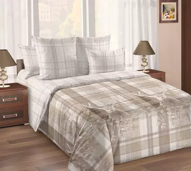 Постельное белье iv66546 (перкаль) 2 спальный с Евро простынёй