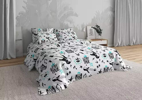 Постельное белье iv69598 (бязь) 1,5 спальный